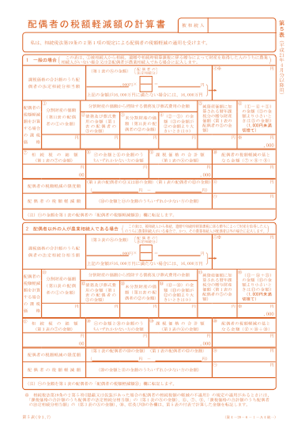 配偶者控除を受けるための必要書類