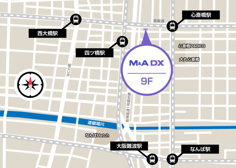大阪オフィスMAP